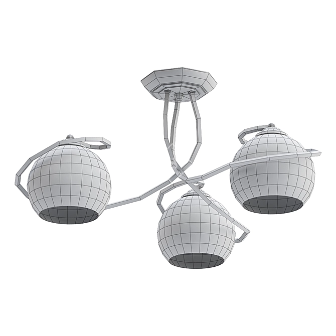 Citilux Lime Ceiling Chandelier 3D model image 2