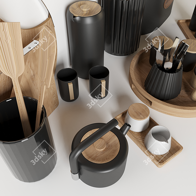 Sleek Kitchen Accents: 3dsmax & fbx2018 3D model image 4