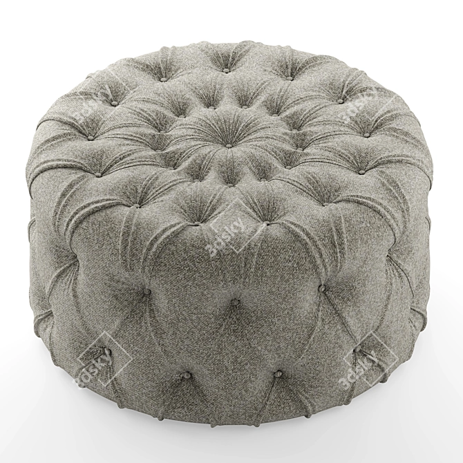 Luxe Italian New KAP Pouf 3D model image 9