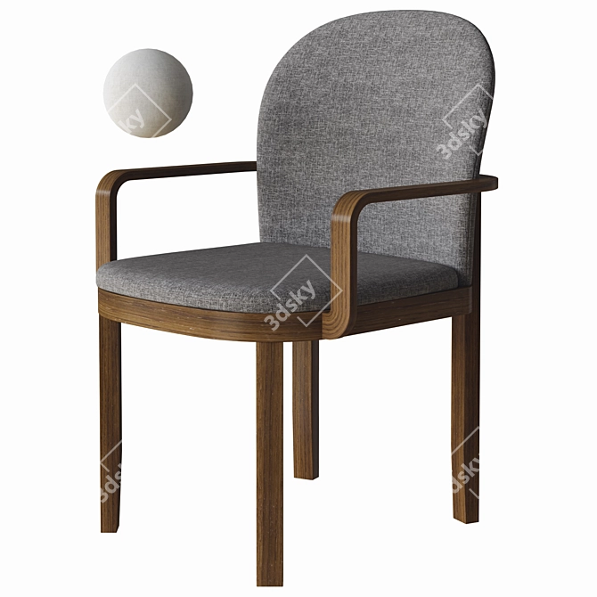 Pianca Orchestra Chair: 3D Model 3D model image 1