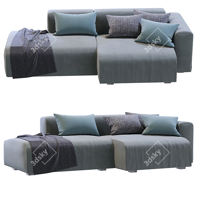  Mags Soft Corner Lounge: Modern Comfort for Your Living Space 3D model image 4