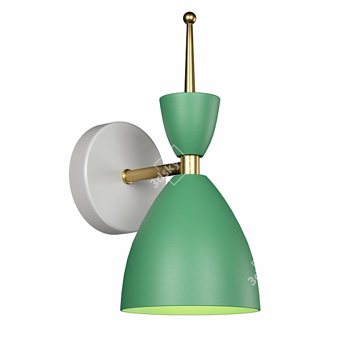 Gemma 3785/1W Modern Wall Lamp 3D model image 1