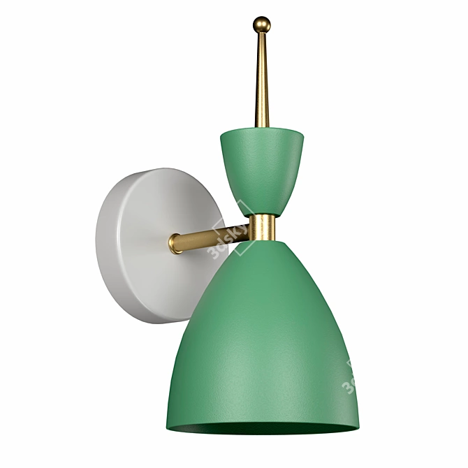 Gemma 3785/1W Modern Wall Lamp 3D model image 2