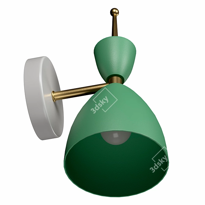 Gemma 3785/1W Modern Wall Lamp 3D model image 5