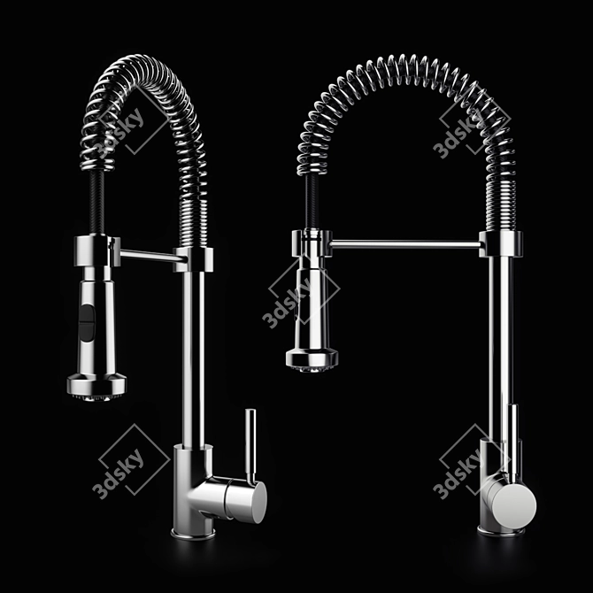 Gessi Neutron: Stylish Kitchen Tapware 3D model image 3