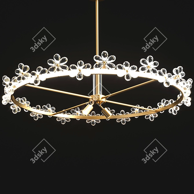 Elegant Florentina Design Lamps 3D model image 3