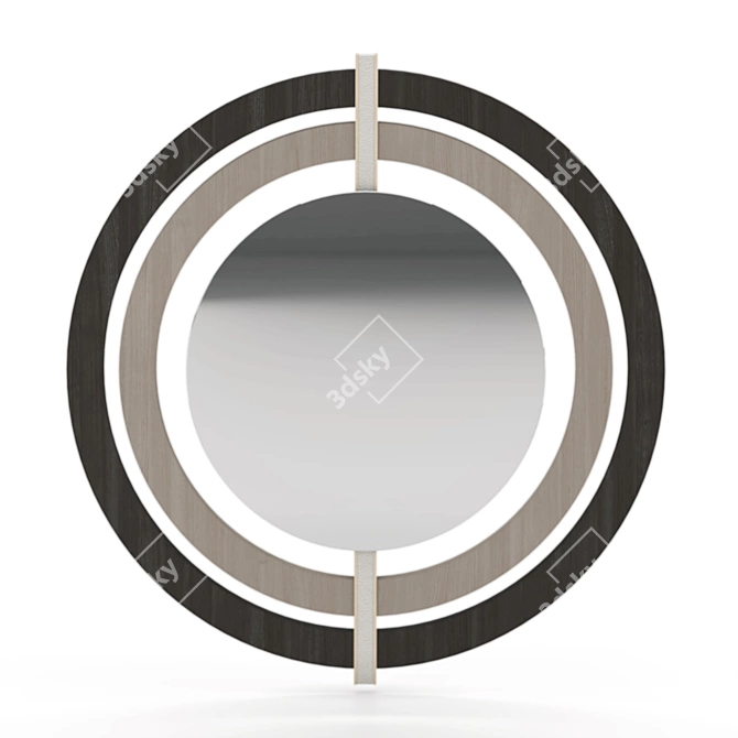 Elegant Brescia Mirror 3D model image 1