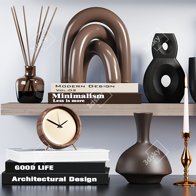 Elegant Decor Set: 3D Max & Obj Compatible 3D model image 8