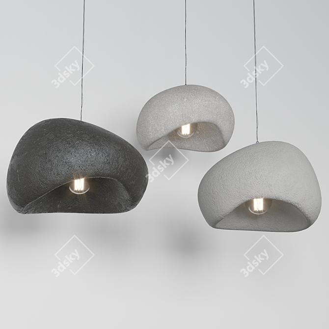 Cloud Pendant Lamp 3D model image 4