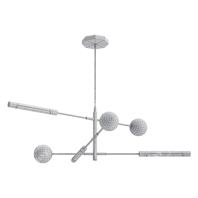 Runna: Stylish Design Lamps 3D model image 2