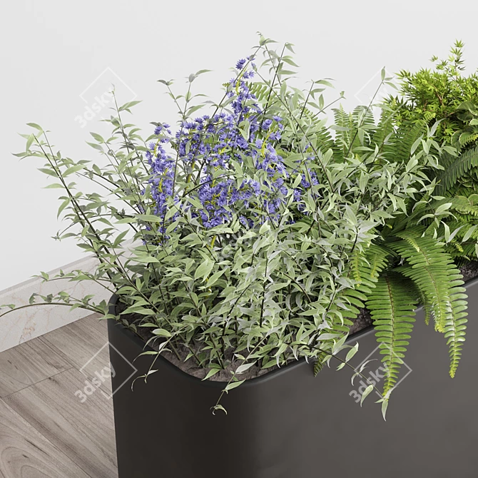 Indoor Plant Collection - Plastic Vase 3D model image 4