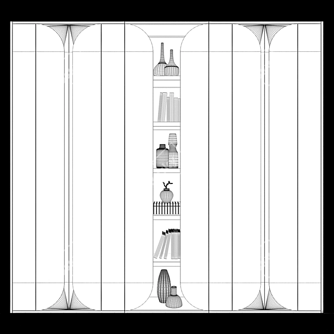 Modern Storage Solution 3D model image 4