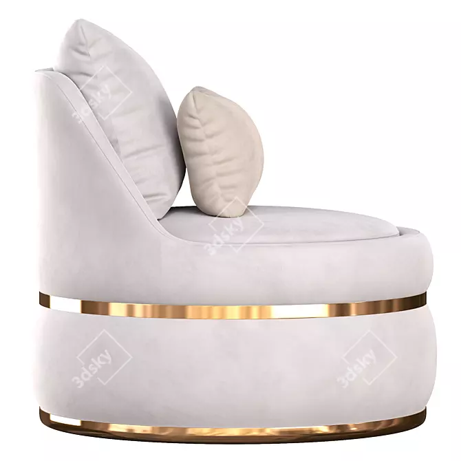 Elegant Dalby Chair: Modern Design 3D model image 3