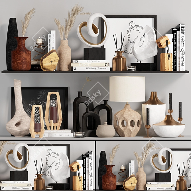 Elegant Decor Set: 2015 Version 3D model image 1