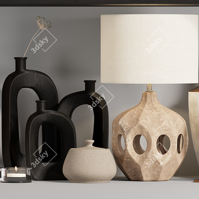Elegant Decor Set: 2015 Version 3D model image 4