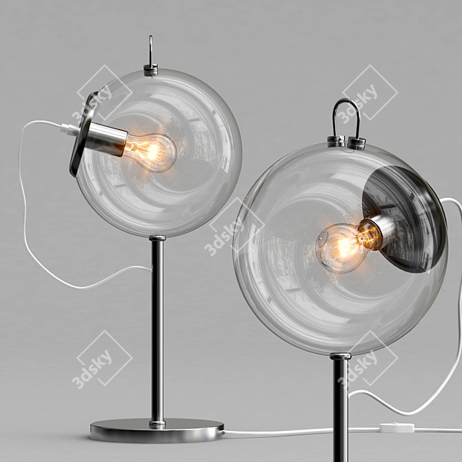 Modern Loft Style Table Lamp 3D model image 1