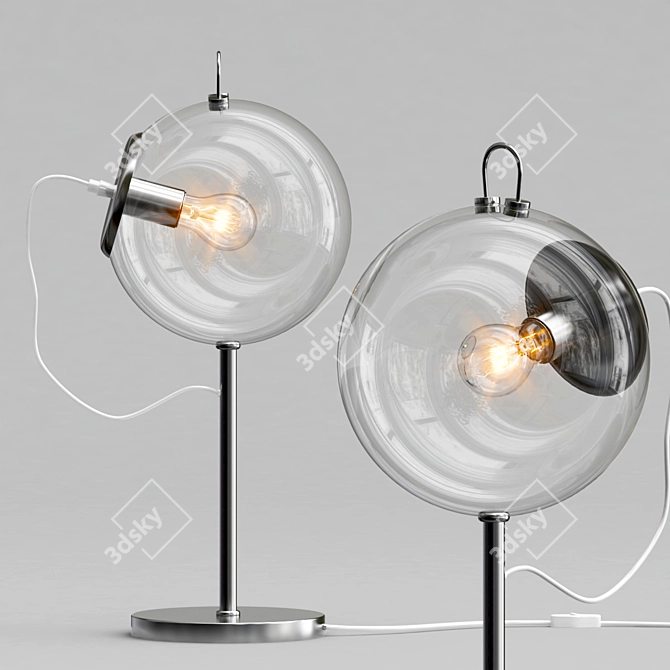 Modern Loft Style Table Lamp 3D model image 3