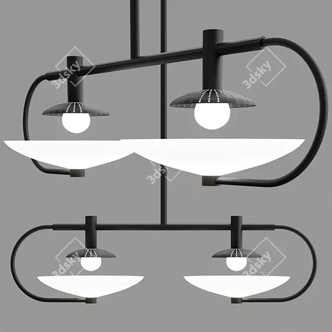 REMO Modern Design Lamp 3D model image 1