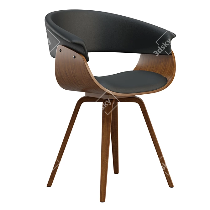 Stylish Schuyler25 Chair: Modern Comfort 3D model image 9