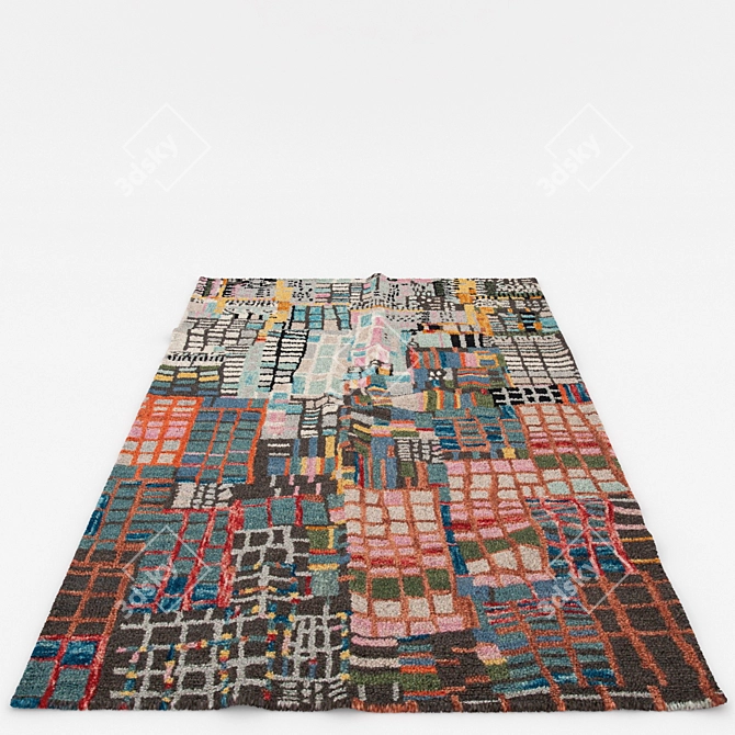 Premium Collection: Versatile & Stylish Rugs 3D model image 6