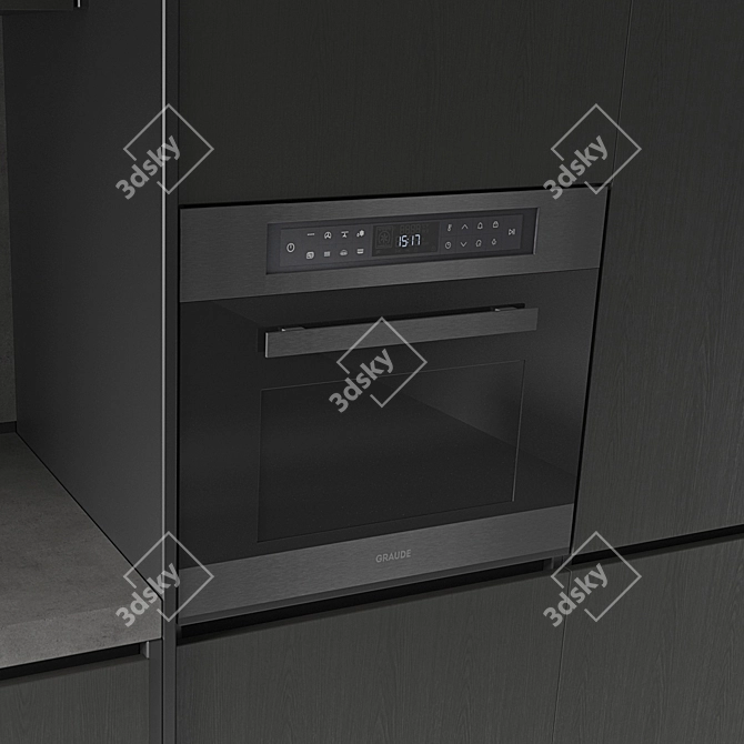 Sleek ALEA Kitchen Collection 3D model image 4