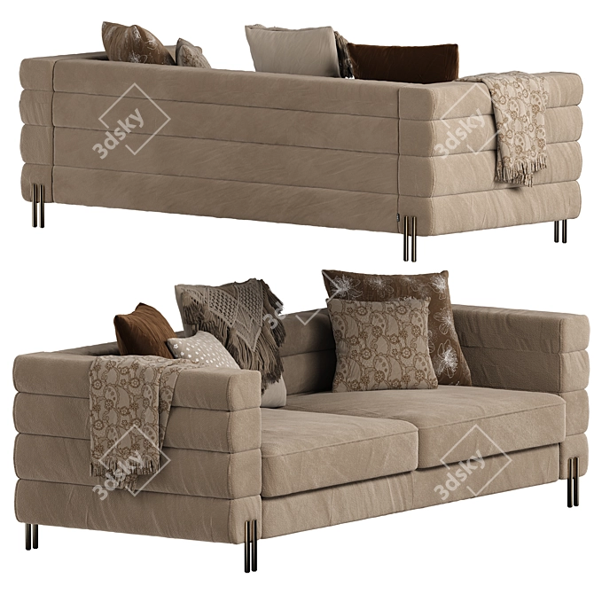 York Sofa: Stylish Comfort for Your Home 3D model image 6
