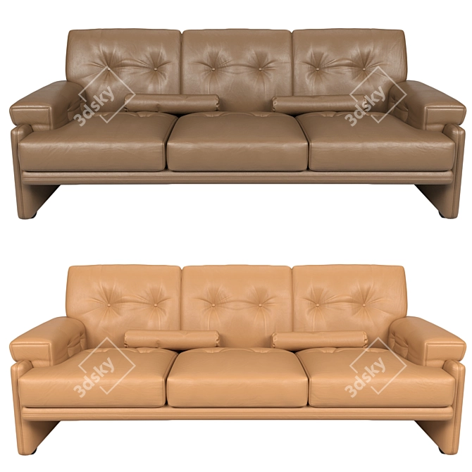 Luxurious B&B Italia Coronado Sofa 3D model image 1