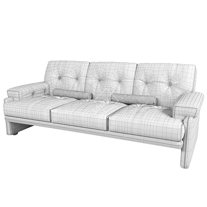 Luxurious B&B Italia Coronado Sofa 3D model image 9