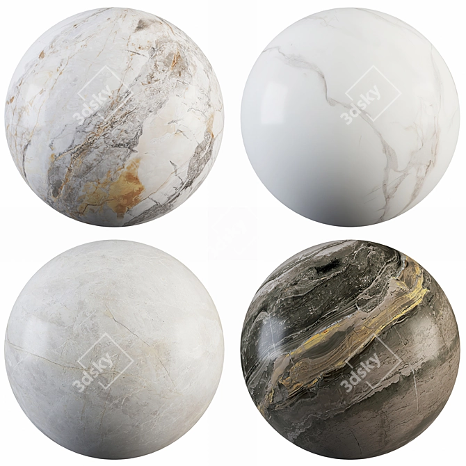 Luxury Marble Collection 3D model image 1