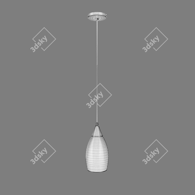 OM Pendant Lamp Eurosvet 50085/1 Black Pearl 3D model image 2