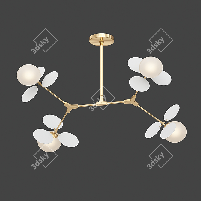 Matisse M: Modern Minimalist Molecular Pendant Lights 3D model image 3