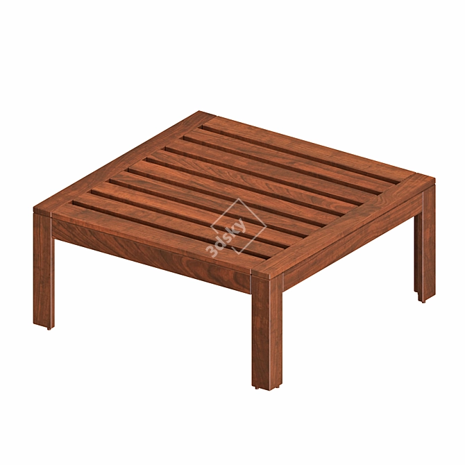 Ikea Applaro Outdoor Table Set 3D model image 5