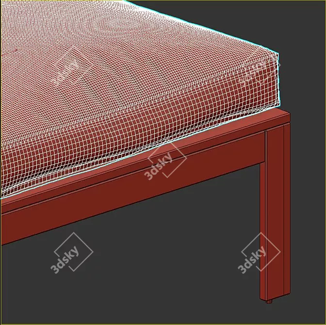 Ikea Applaro Outdoor Table Set 3D model image 7