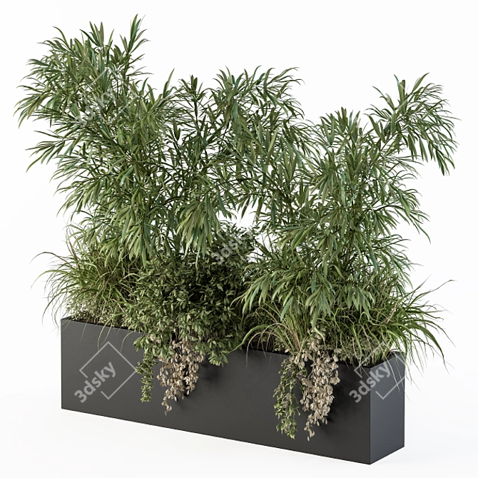 Zen Garden Plant Box Set 3D model image 1