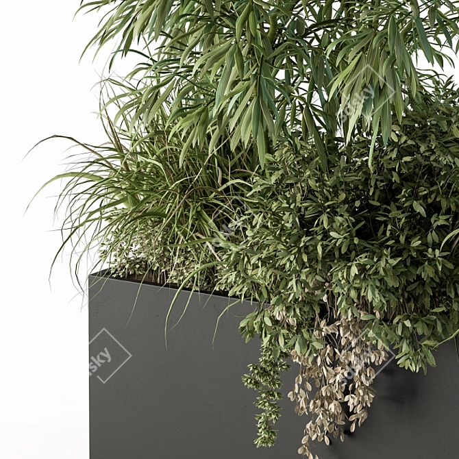 Zen Garden Plant Box Set 3D model image 4