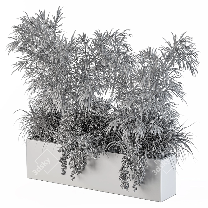 Zen Garden Plant Box Set 3D model image 6