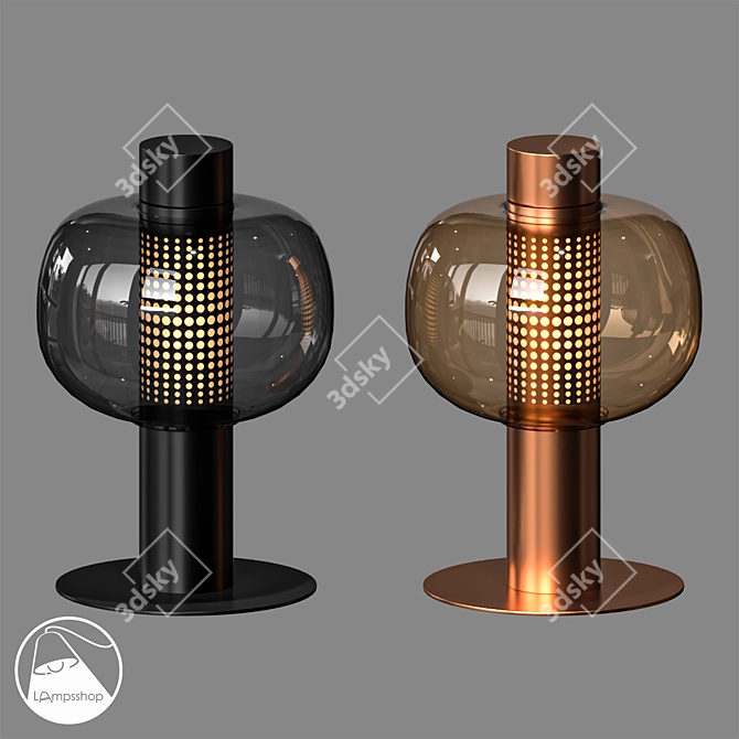 Sleek Spuf Table Lamp: Modern Design 3D model image 3