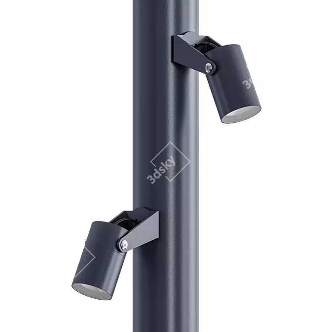 Versatile LED Park Lighting Solution 3D model image 4