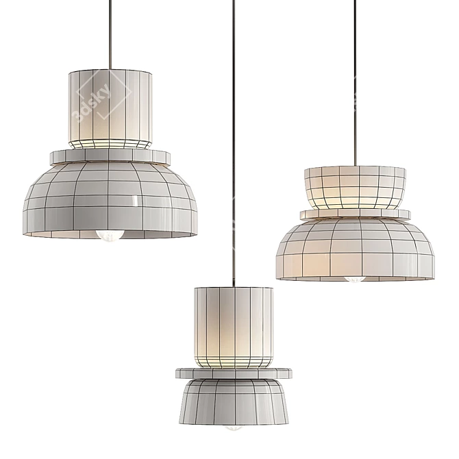 Elegant Illuminating Lamps 3D model image 2