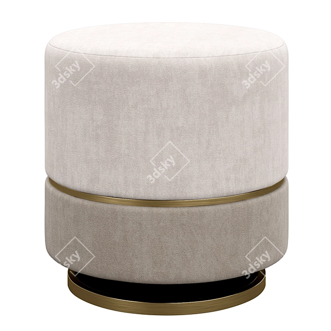 Luxury Parma Ottoman by Frato 3D model image 4