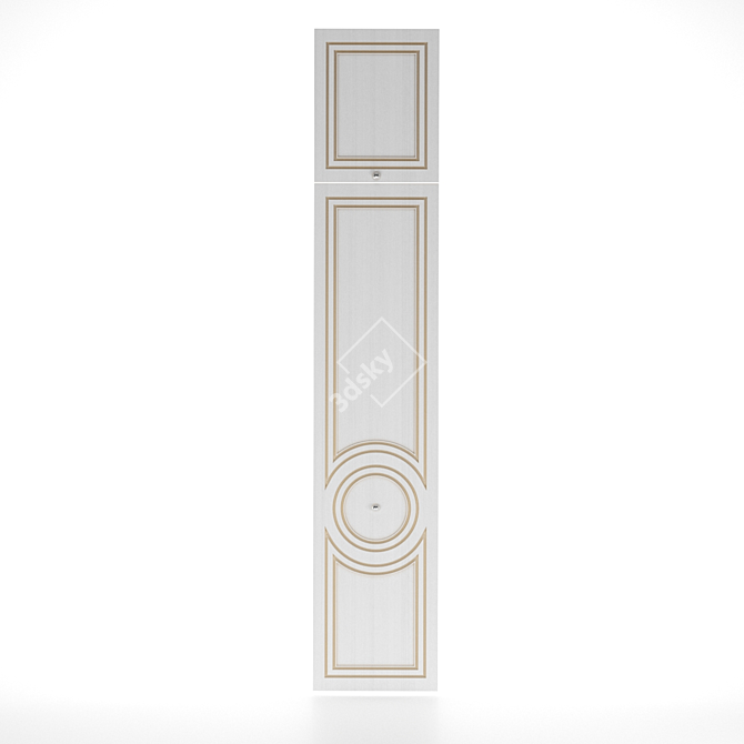 Closet Door: Stylish and Functional 3D model image 1