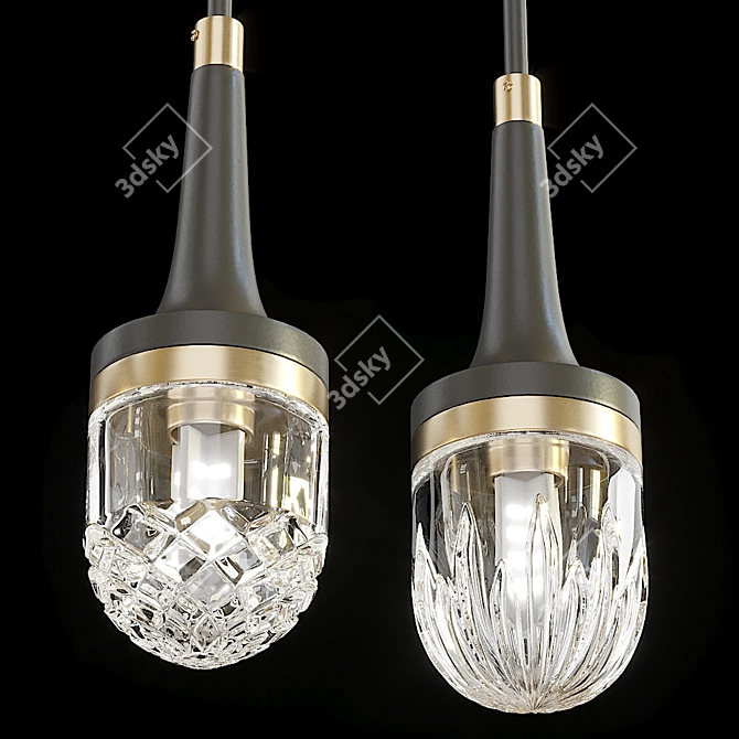 Glowing Firefly Pendant: Stunning Studio Design 3D model image 3