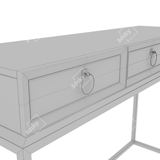 Elegant Gloria Console - 1200x800x350mm 3D model image 4