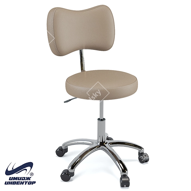 Product Title: "Costa" Master Chair 3D model image 1