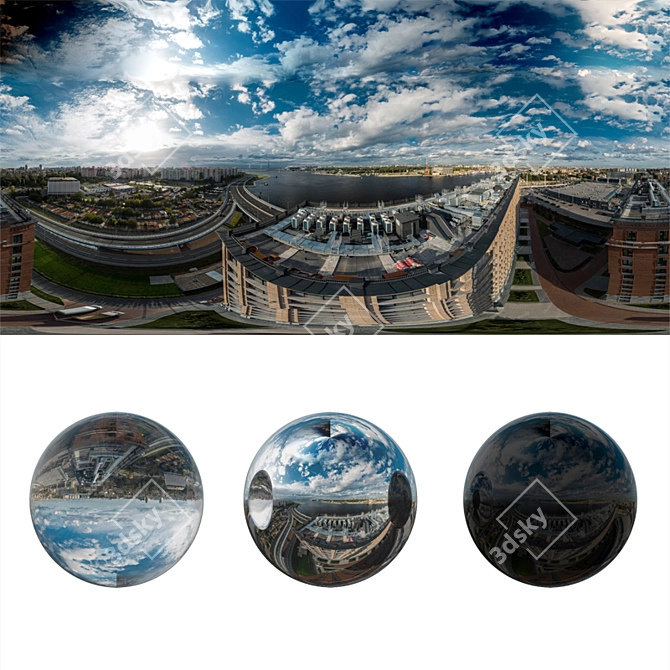 High-Resolution HDRI Textures 3D model image 1