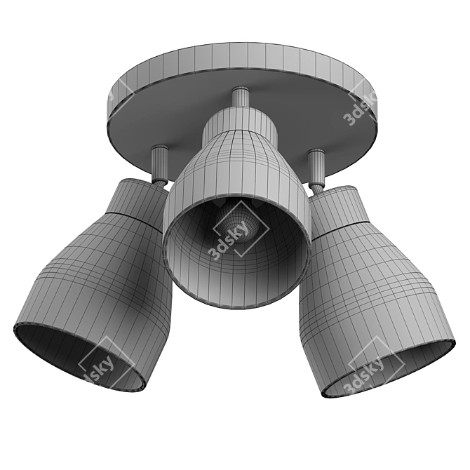 Contemporary Ceiling Lamp: Albert V2 3D model image 4