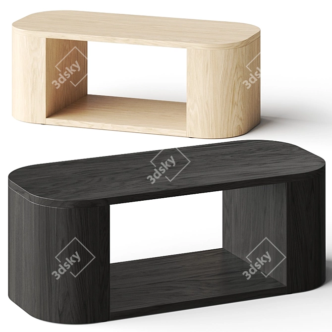 Elevate Your Space: Lulu and Georgia Luna Coffee Table 3D model image 1