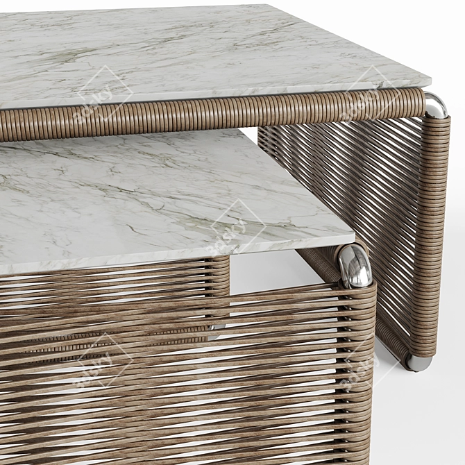 Elegant TINDARI Table: High-Quality, UV Mapped 3D model image 3