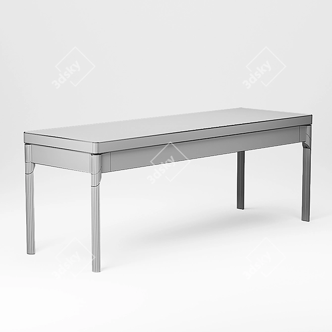 Pelham Bench: Stylish Seating for Any Space 3D model image 3