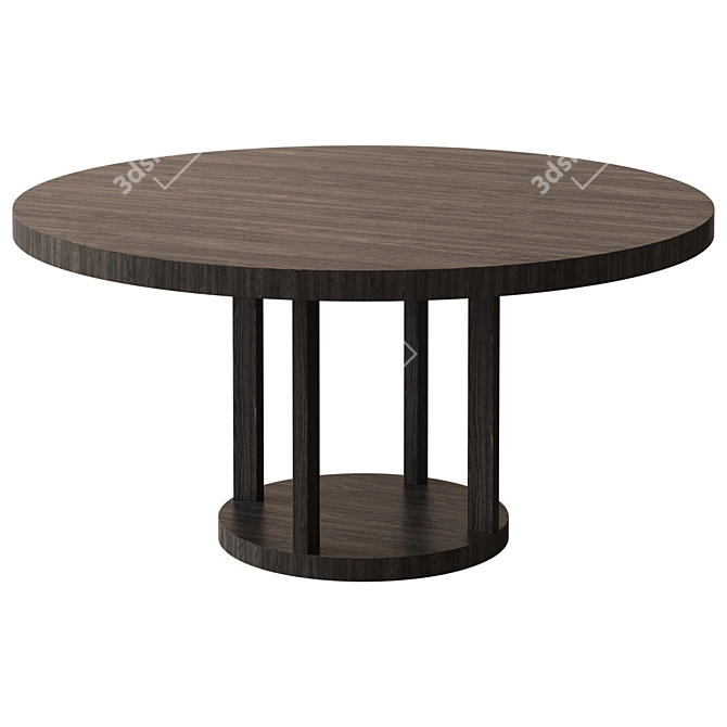 Drummond Country Dining Table 3D model image 1